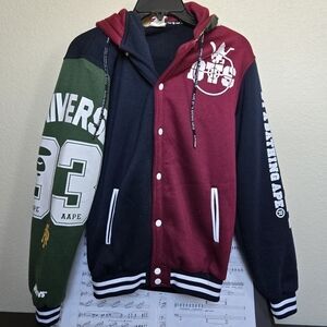 Aape By A Abathing Ape Varsity Hoodie M